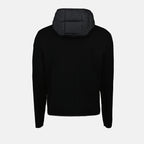 Jackets Two-material jacket Moncler Black Homme