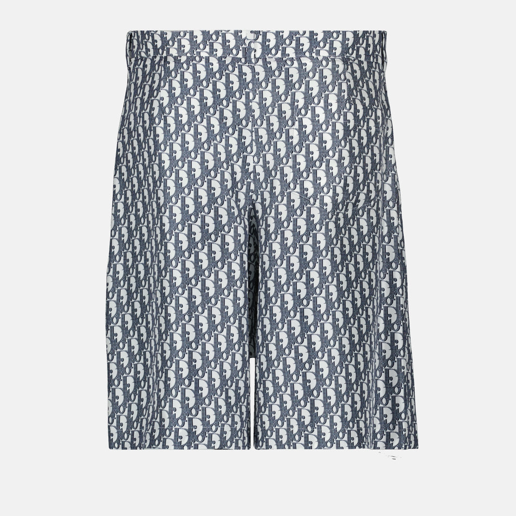 Shorts Short Dior Oblique Dior Blu scuro Homme