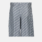 Shorts Short Dior Oblique Dior Blu scuro Homme
