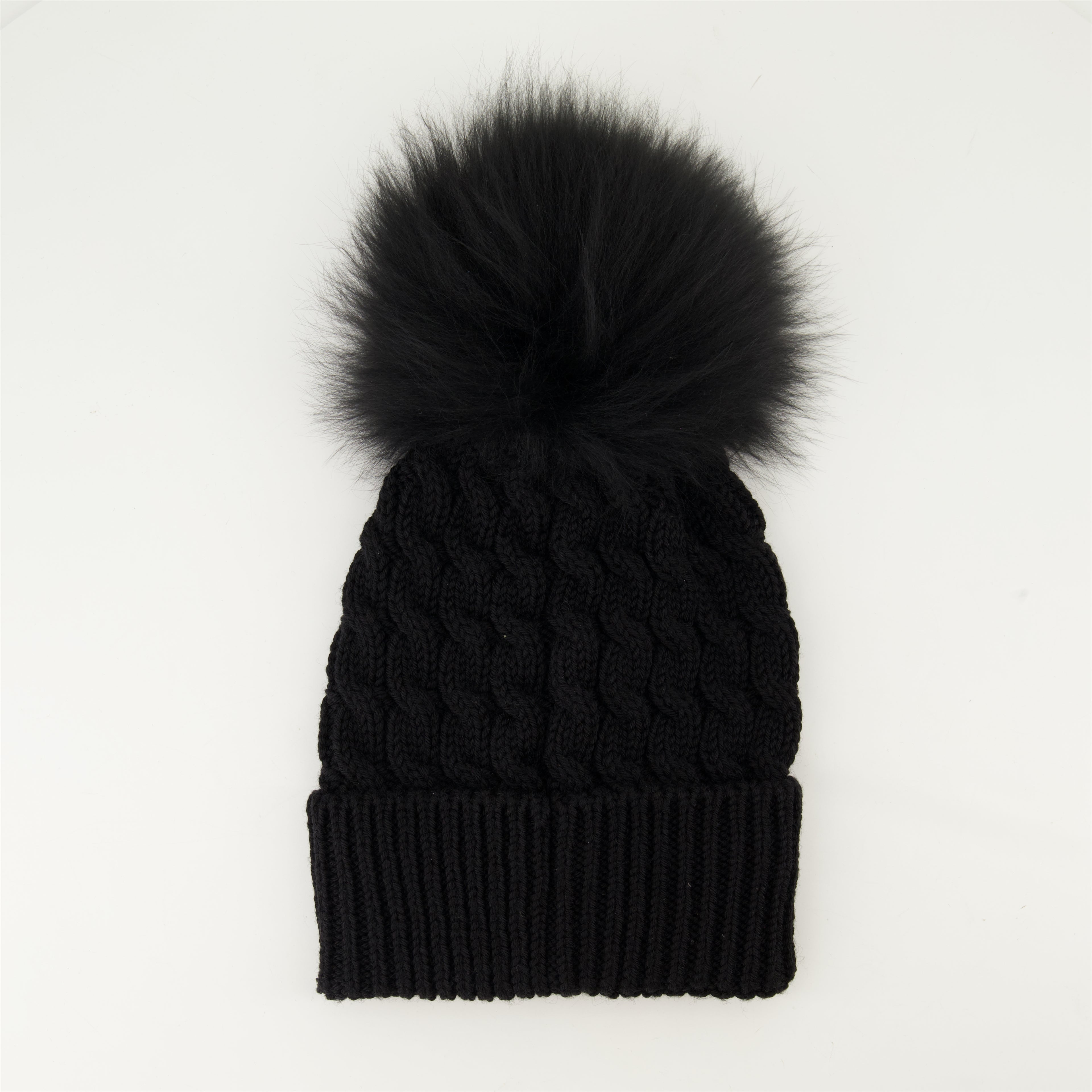 Hats, caps and beanies Bonnet à pompon Moncler Grenoble Black Femme
