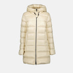 Imagen de la chaqueta de plumas de media longitud Suyenne de la marca Moncler para Mujer - Temporada Otoño-Invierno 2025 - Vista Frontal