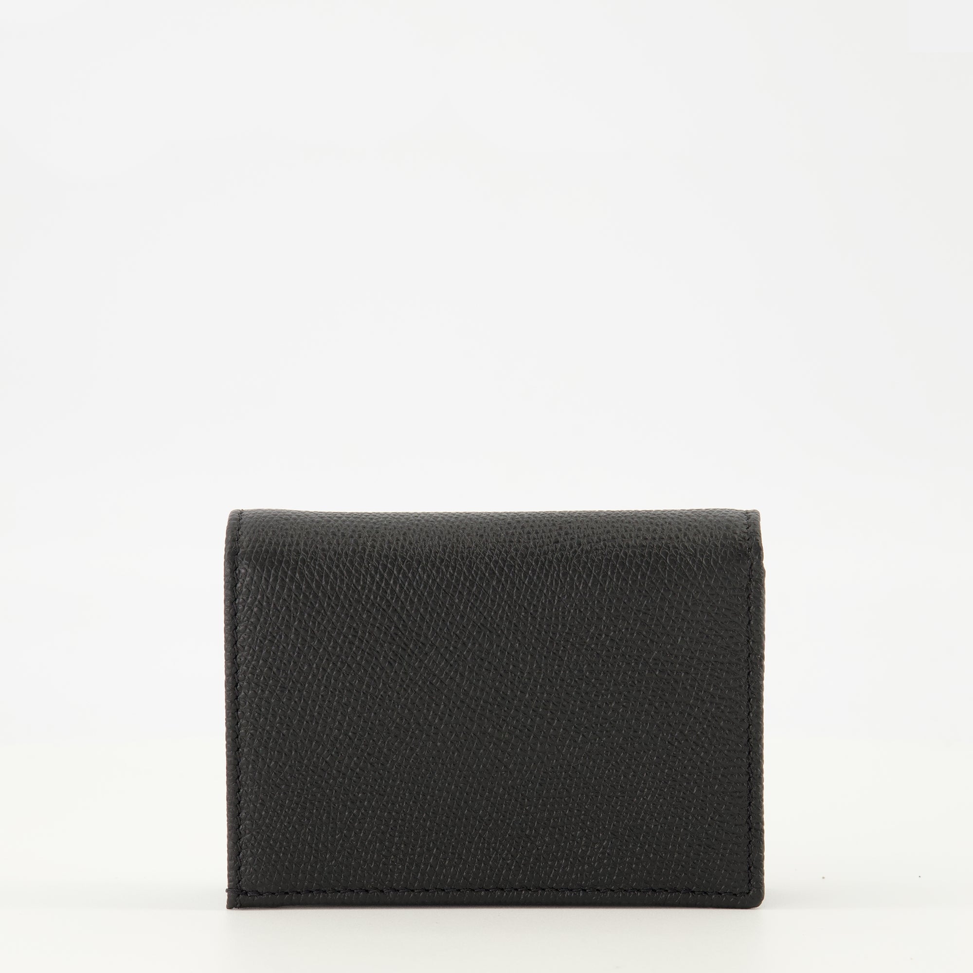 Petite maroquinerie 黒のレザーVlogo財布 Valentino Garavani Noir Femme