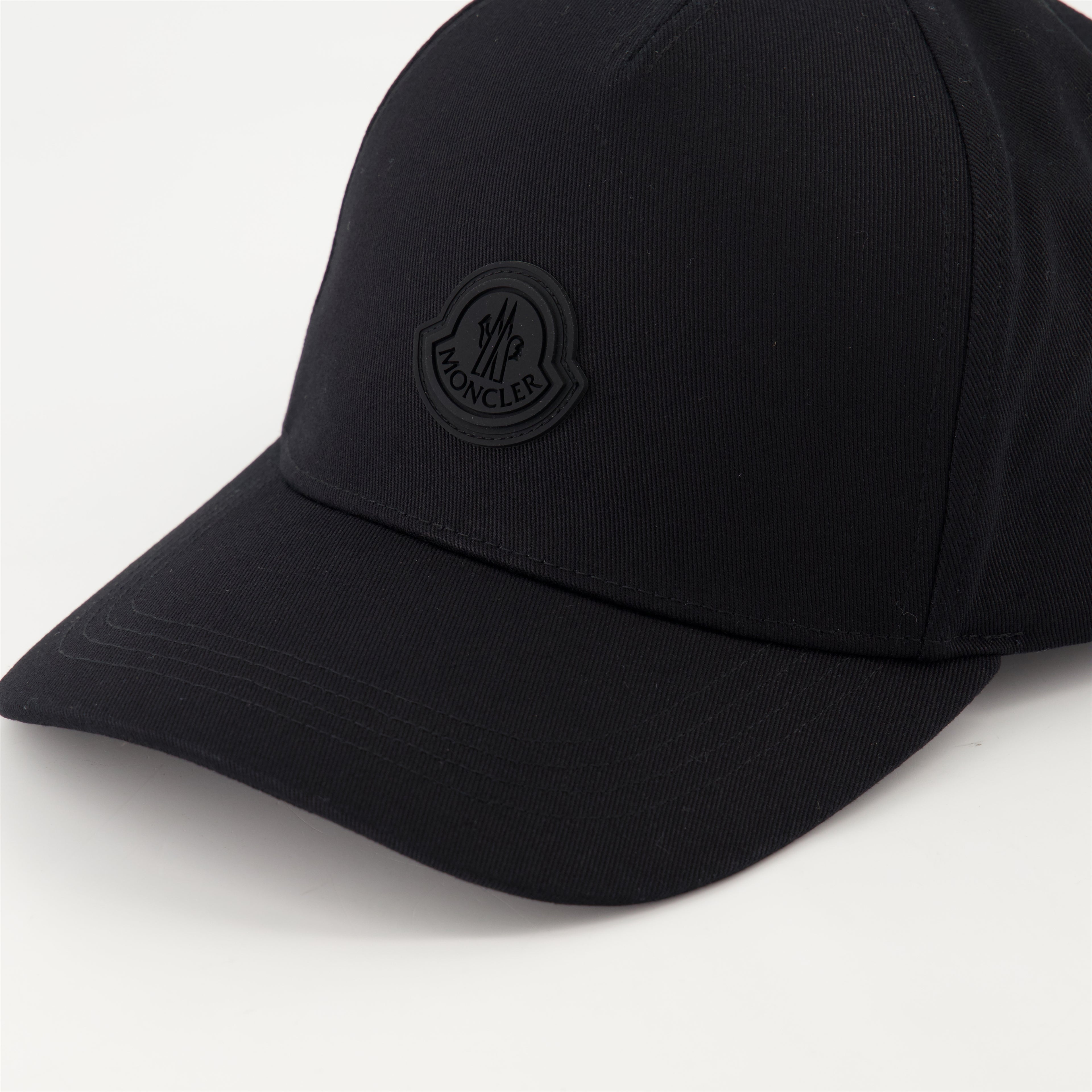 Chapeaux, casquettes et bonnets Casquette à logo Moncler Noir Homme