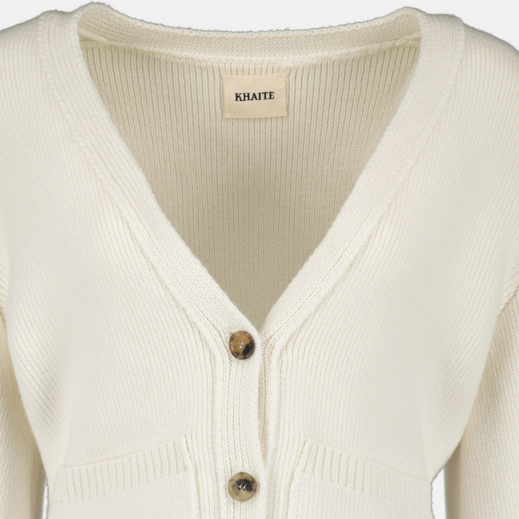 Image de l'article Cardigan Scarlet de la marque Khaite pour Femme - Saison Automne-Hiver 2025 - Vue détaillée_3