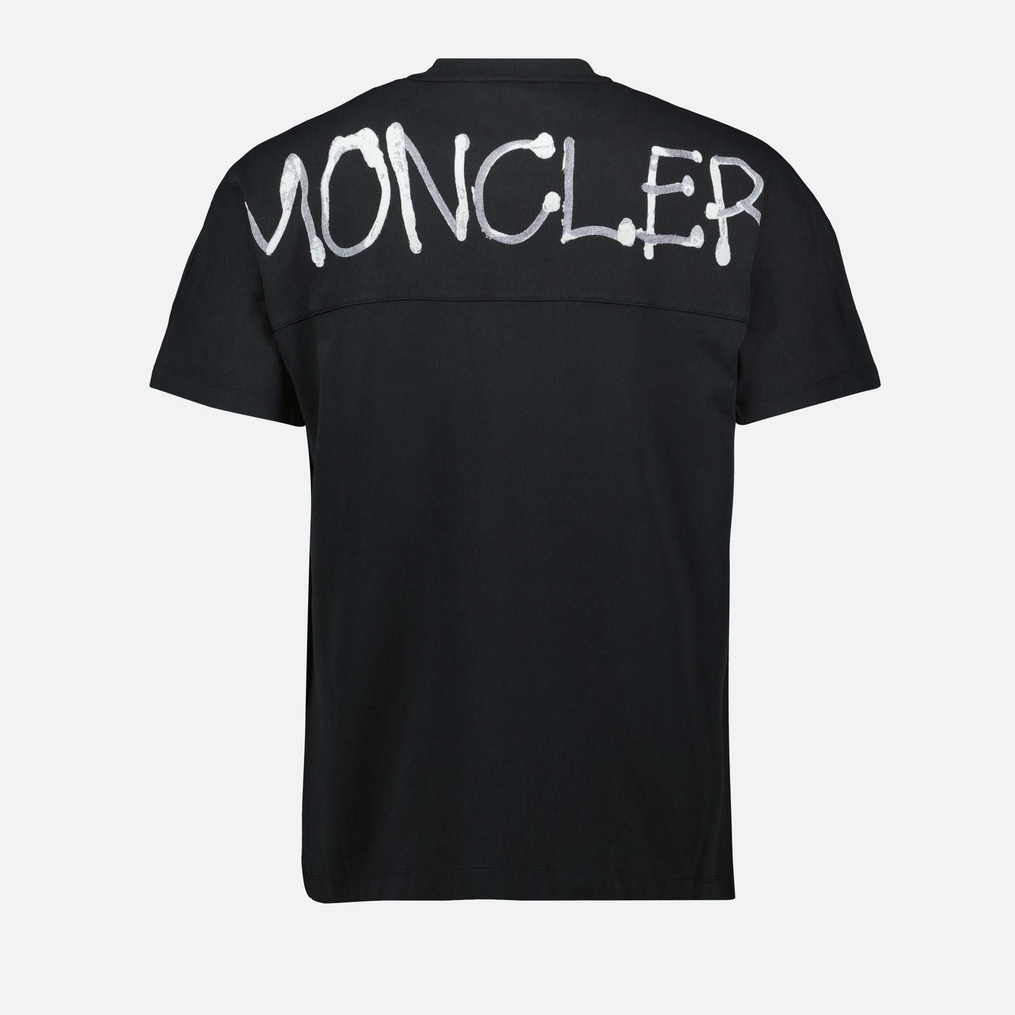 T-shirts T-shirt graffiti Moncler Noir Homme
