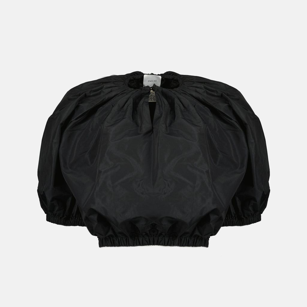 Image de l'article Top Bubble noir de la marque Patou pour Femme - Saison Printemps-Été 2026 - Vue de Face