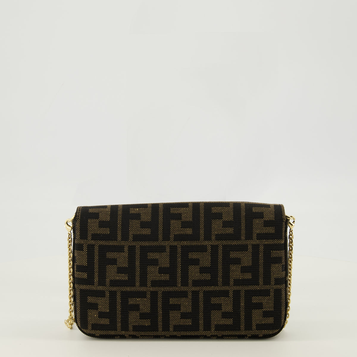 Petite maroquinerie Mini portefeuilles Tube Fendi Marron Femme