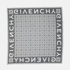 Écharpes, foulards et gants Carré 4G en soie Givenchy Gris Femme