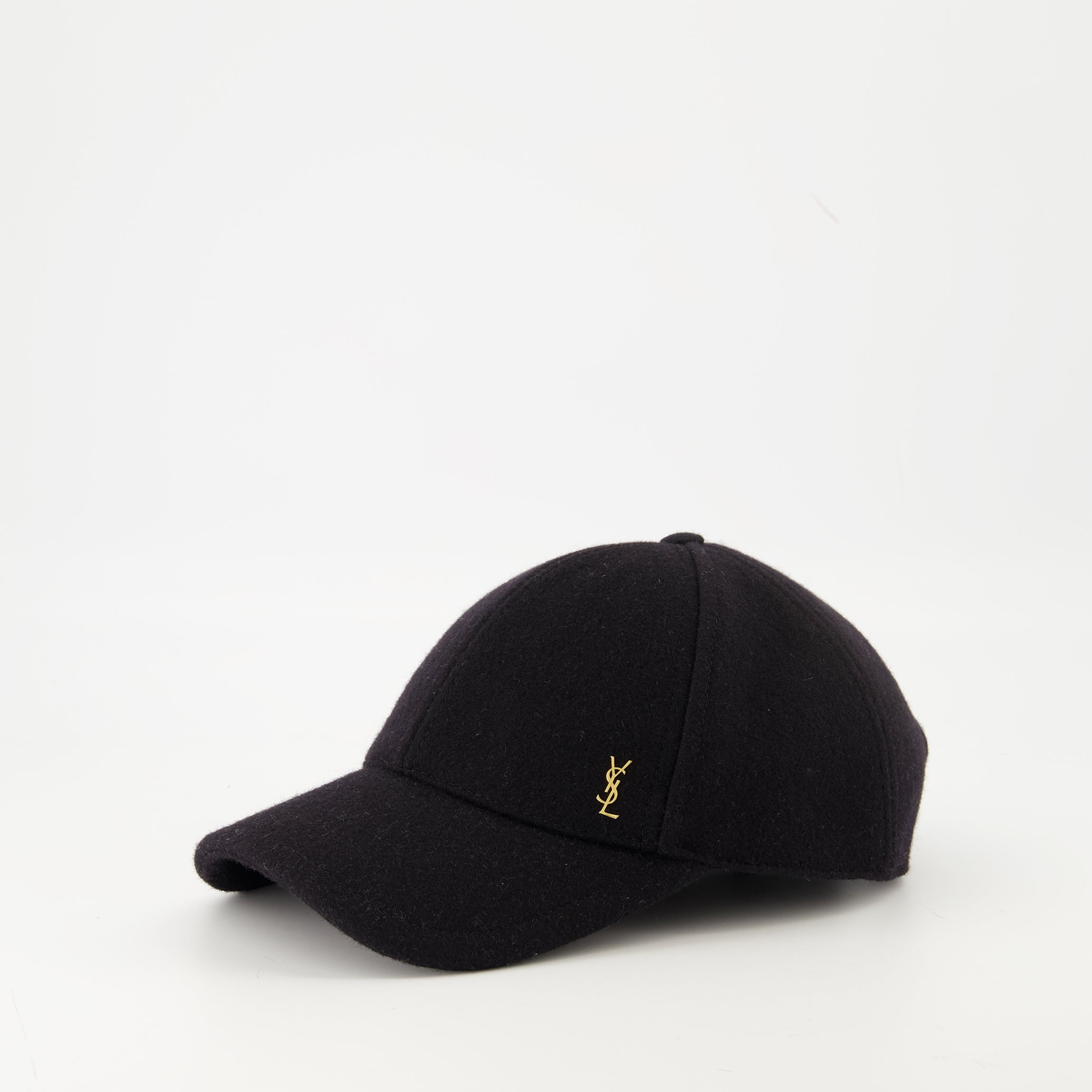 Image de l'article Casquette en velours de la marque Saint Laurent pour Unisex - Saison Automne-Hiver 2025 - Vue de Dos
