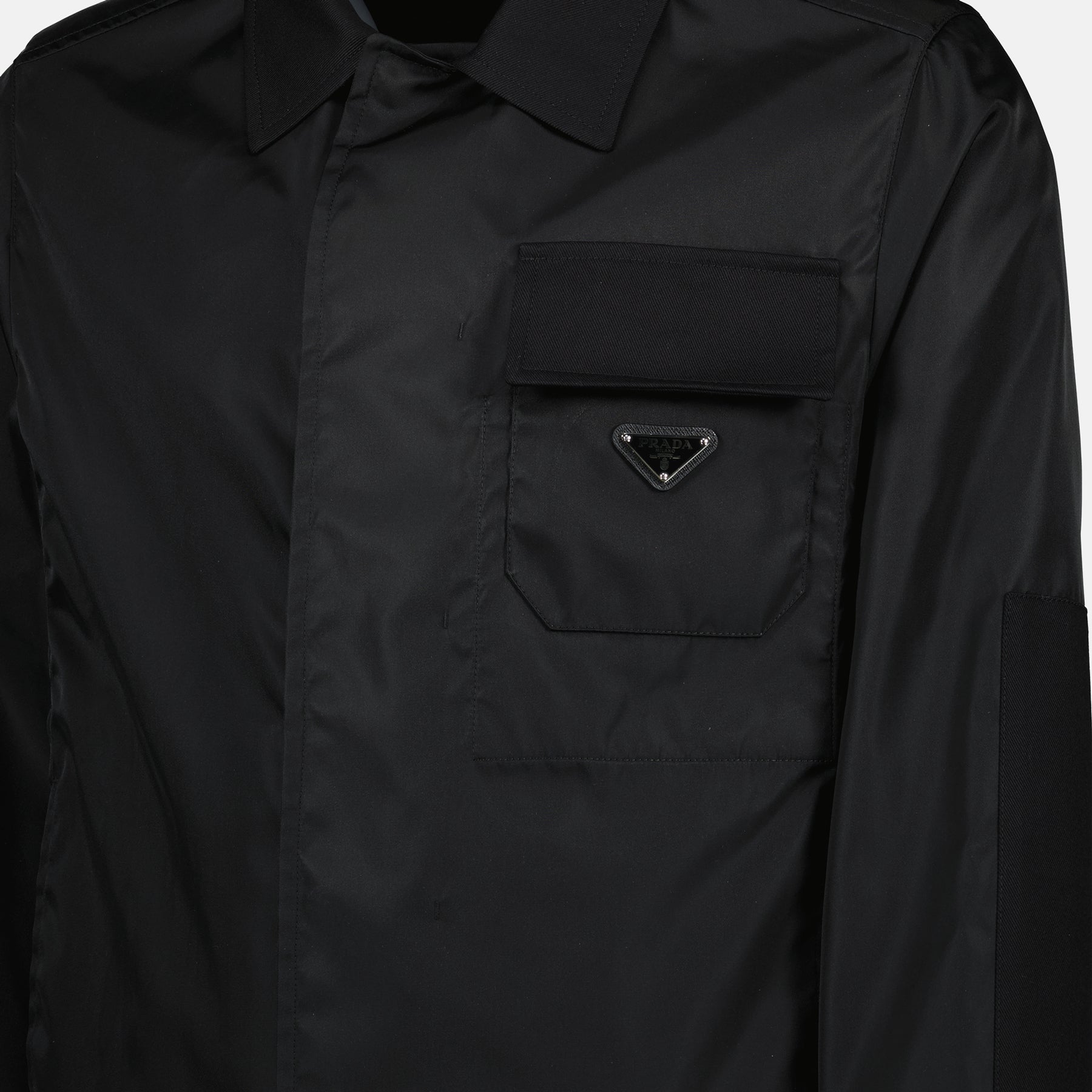 Vestes Veste en nylon Prada Noir Homme