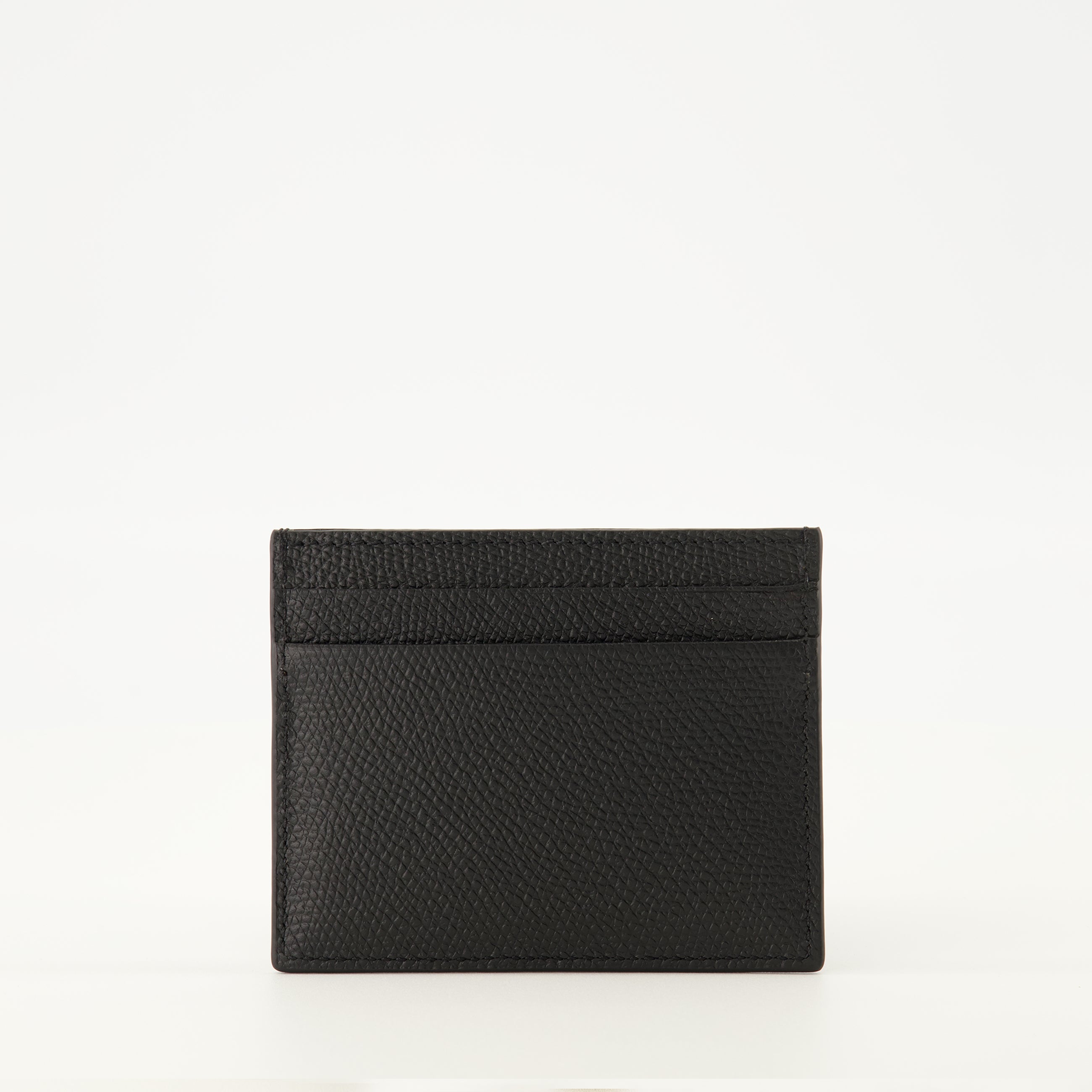 Petite maroquinerie VLogoカードホルダー ブラックレザー Valentino Garavani Noir Femme