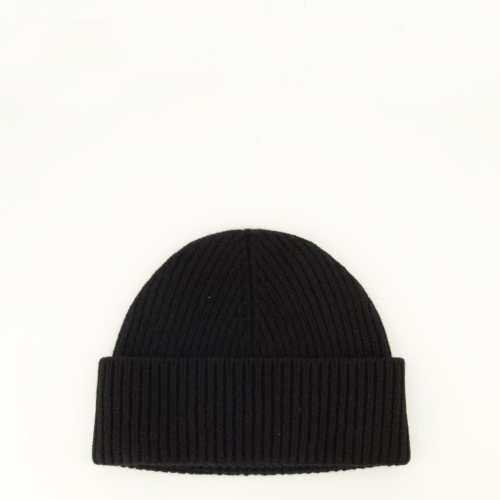 Chapeaux, casquettes et bonnets Bonnet noir en laine Ami PARIS Noir Unisexe