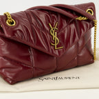 Immagine dell'articolo Borsa Puffer bordeaux del marchio Saint Laurent per Donna - Stagione Autunno-Inverno 2025 - Vista Dettagliata_2