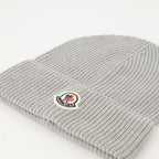 Hats, caps and beanies Gray Knit Beanie Moncler Gray Homme