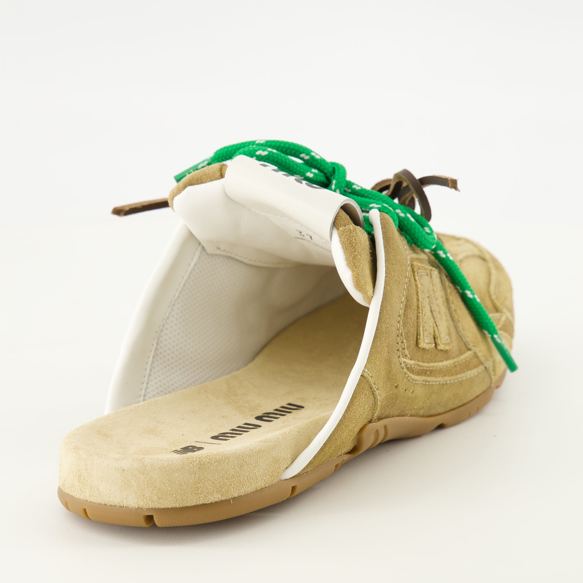 Chaussures ouvertes New Balance X Miu Miu 530 SL Mules Miu Miu Beige Femme