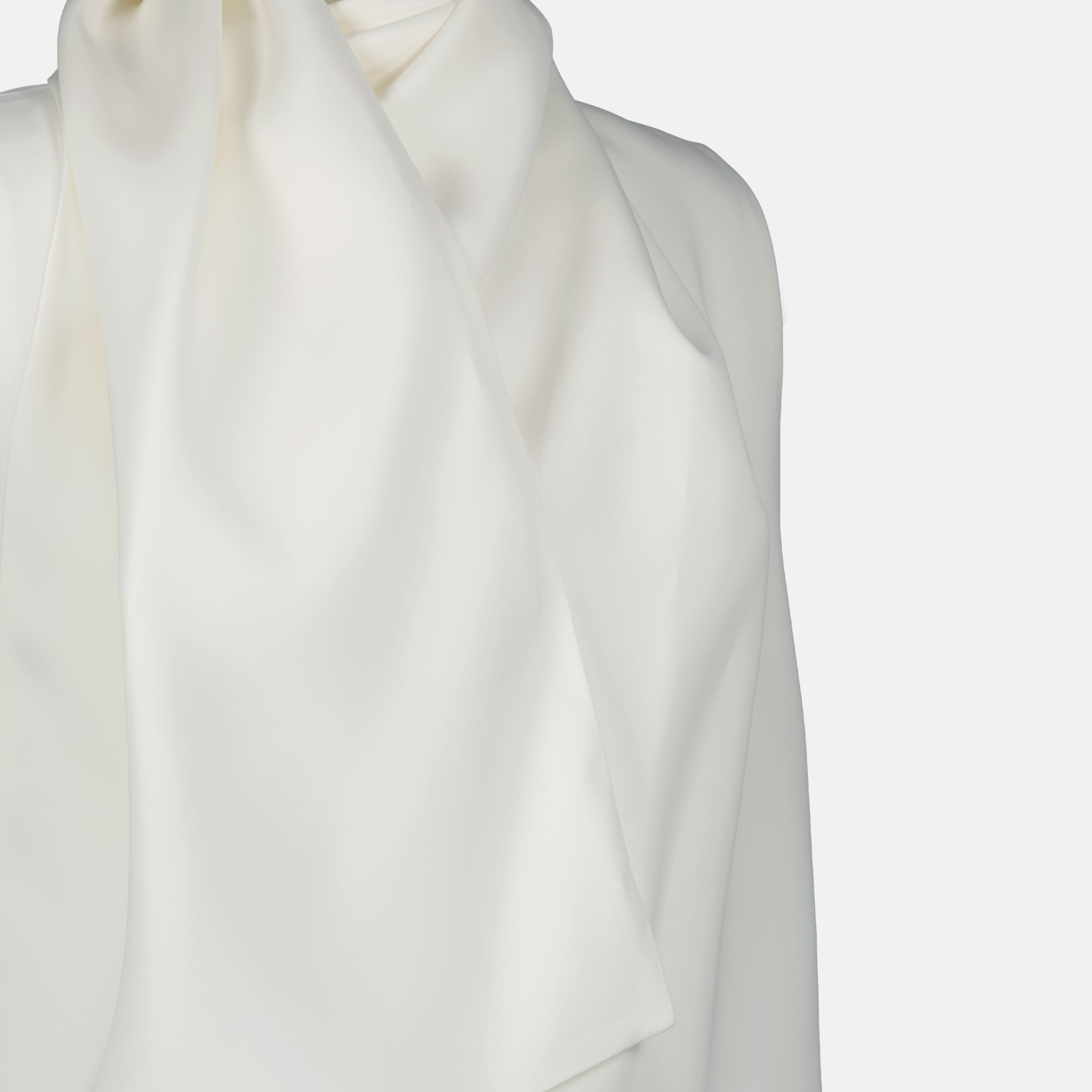 Image de l'article Top Loe blanc de la marque Khaite pour Femme - Saison Printemps-Été 2026 - Vue détaillée_1