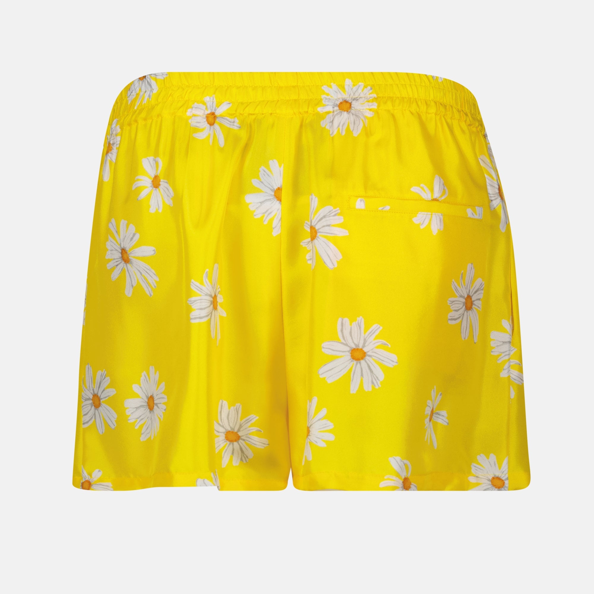 Shorts Short marguerites Moschino Jaune Femme