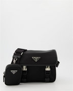 Bolsas transversais Saco de Ombro Re-Nylon Prada Preto Homme