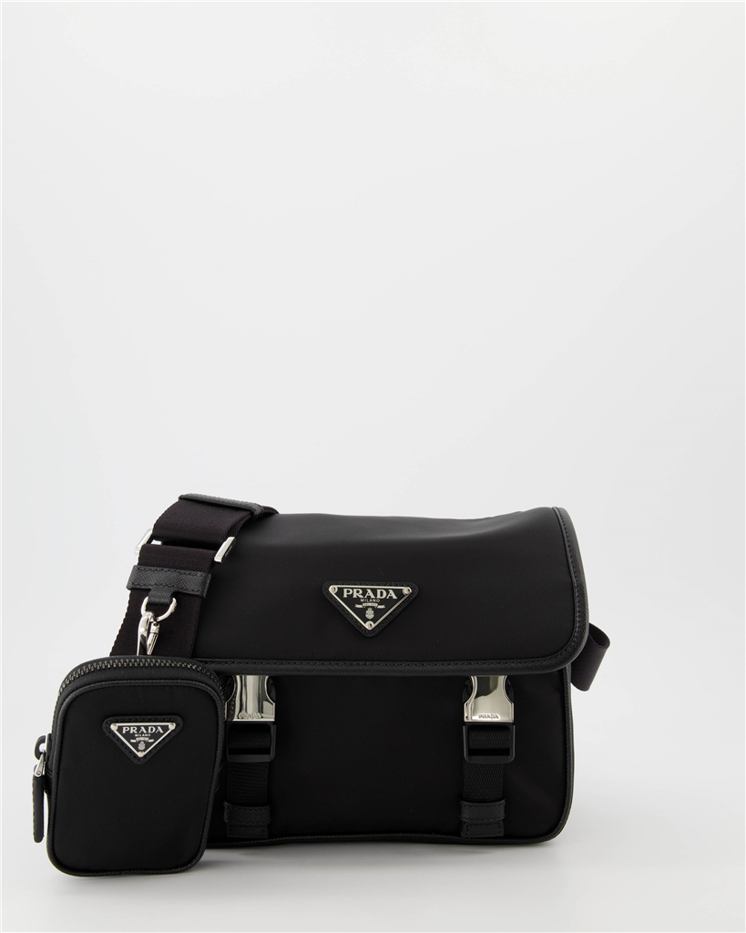 Sacs bandoulière Sac bandoulière en Re-Nylon Prada Noir Homme
