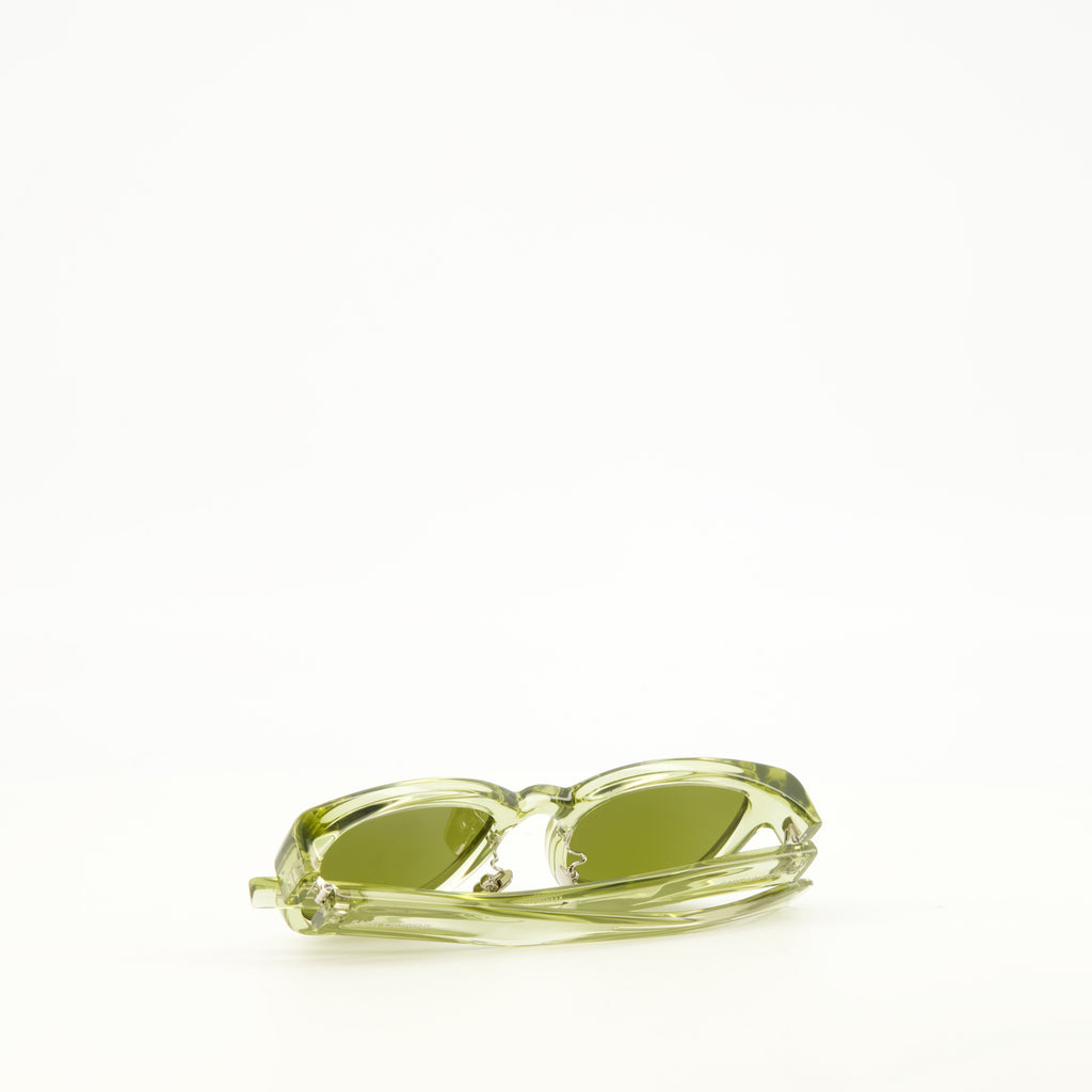 Lunettes Lunette de soleil SL 957 verte Saint Laurent Vert Unisexe
