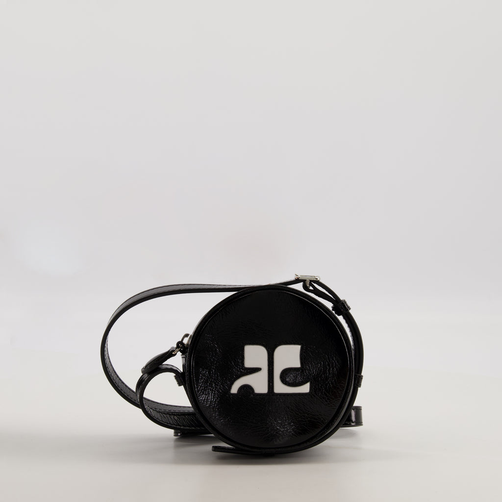 Sacs bandoulière Sac cercle Réédition Courrèges Noir Unisexe