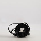 Sacs bandoulière Sac cercle Réédition Courrèges Noir Unisexe