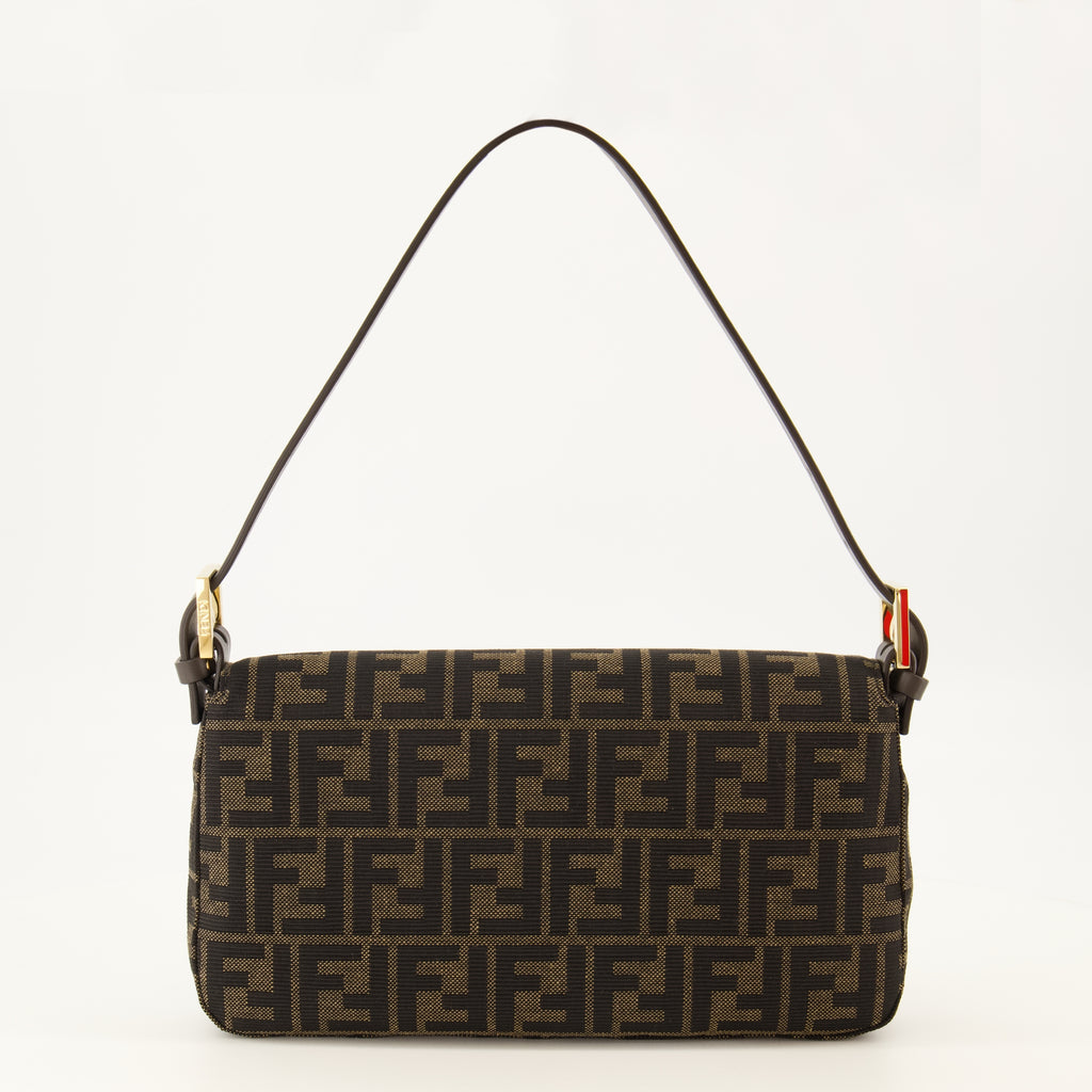 Sacs à main et épaule Bolsa FF Fabric Baguette® em Castanho Fendi Marron Femme