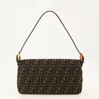 Sacs à main et épaule FF Fabric Baguette® Bag in Brown Fendi Marron Femme