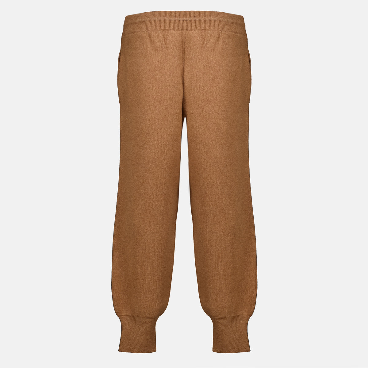 Pantalons Jogging marron en laine Ami PARIS Marron Unisexe