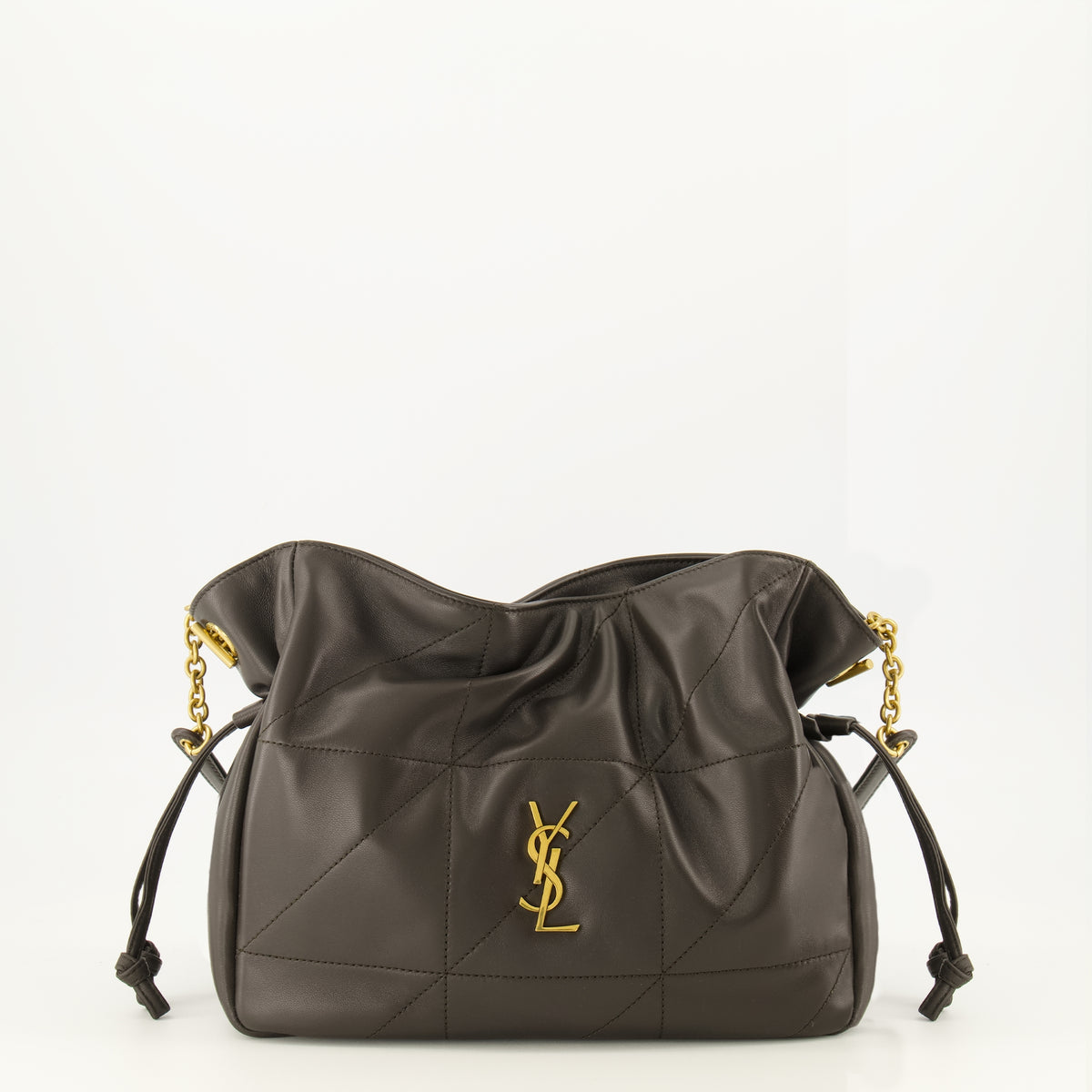 Sacs seau Jamie Pochon Brown Bag Saint Laurent Marron Femme