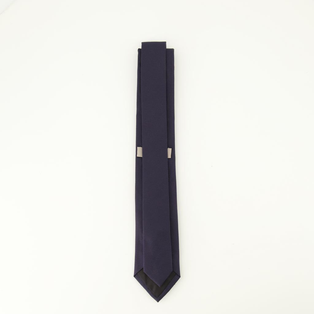Écharpes, foulards et gants ネイビーブルーシルク CD アイコンタイ Dior Bleu foncé Homme