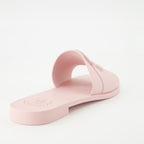 Zapatos abiertos Sandalias de Goma Basile Moncler Rosa Femme