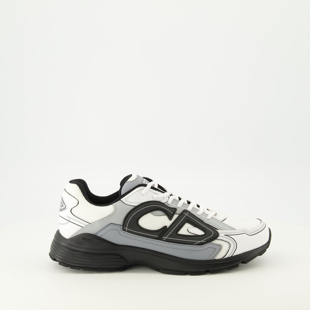 Bild der grauen Dior Herren B30 Sneakers - Frühjahr-Sommer 2026 - Rechte Seitenansicht