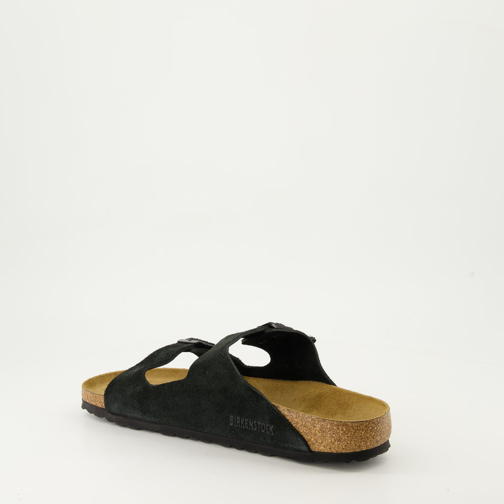 Chaussures ouvertes Claquettes Arizona Birkenstock Noir Homme
