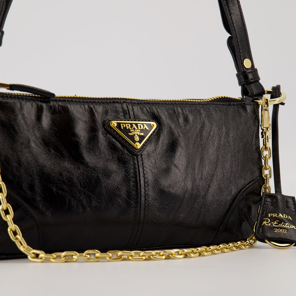Sacs à main et épaule Sac Re-Edition 2002 Prada Noir Femme