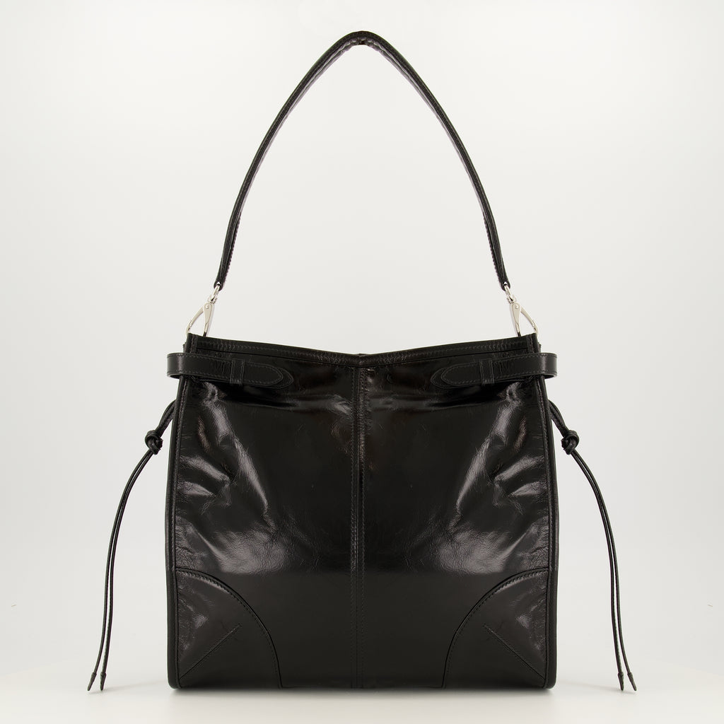 Sacs bandoulière ボニー ブラック レザー バッグ Prada Noir Homme