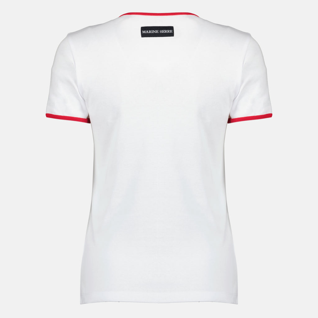 T-shirts T-shirt Moon White Marine Serre Blanc Femme