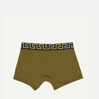 Sous-vêtements et homewear Boxer Medusa long Versace Kaki Homme
