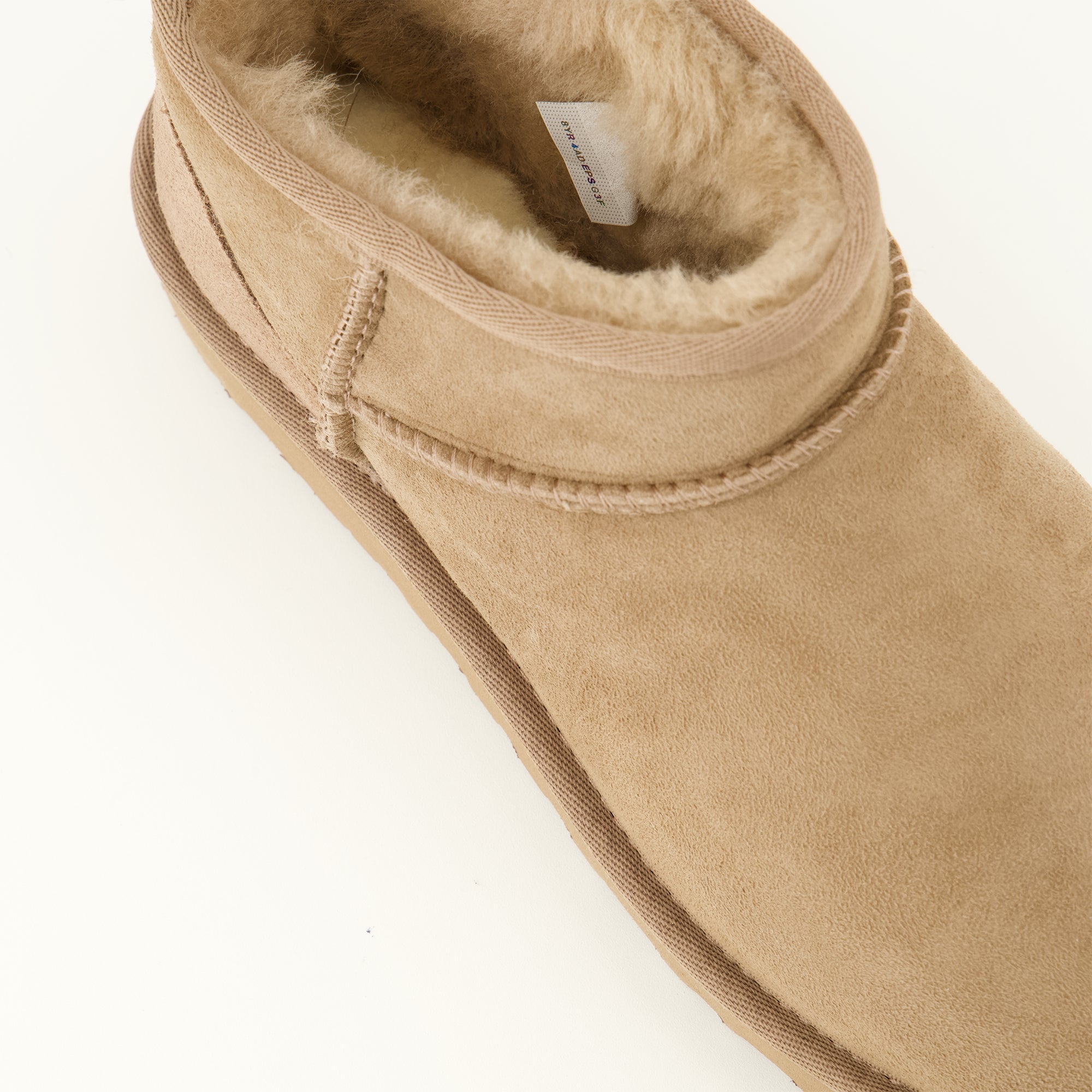Bottines Stivali Classici Ultra Mini Beige Ugg Beige Femme