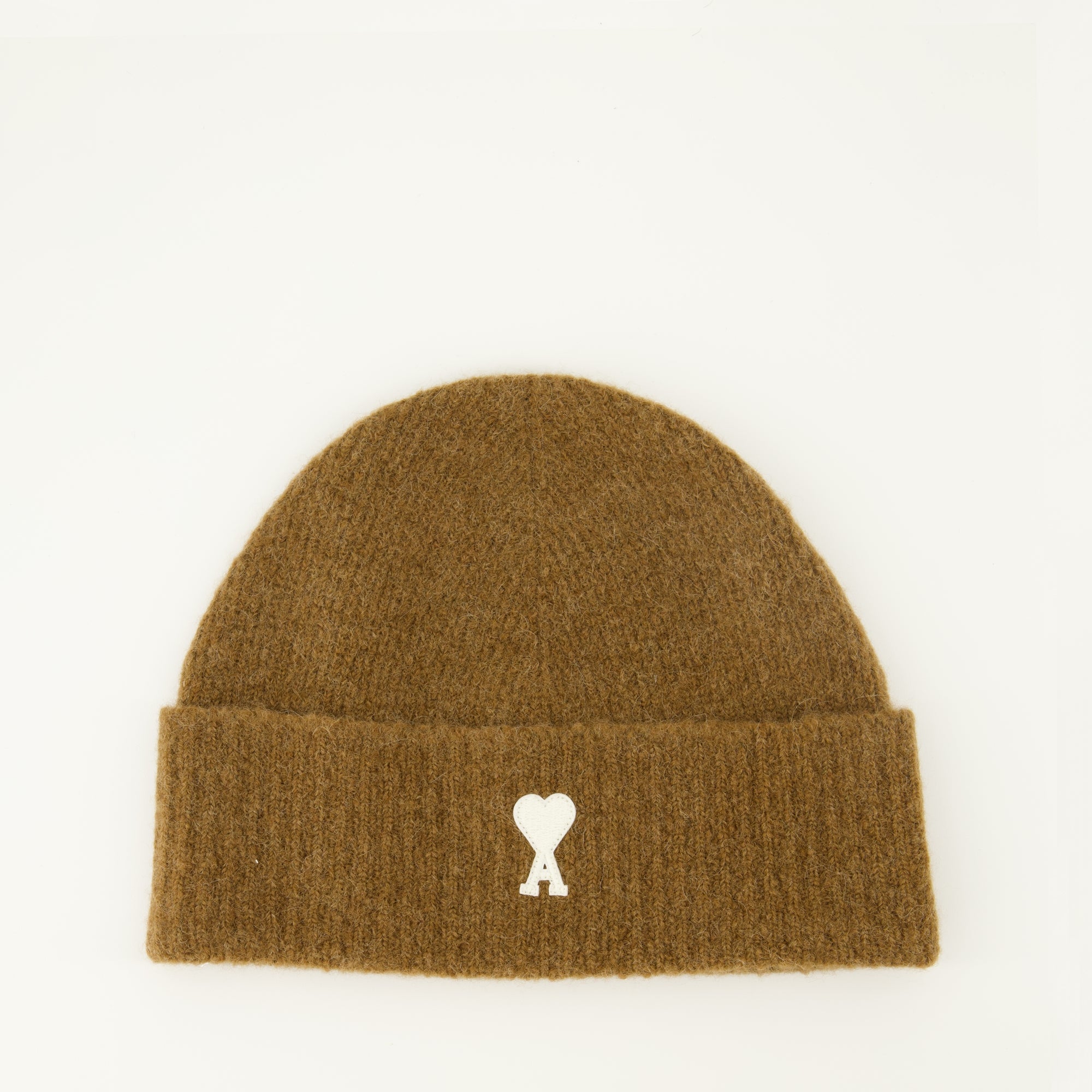 Image of the Ami de Coeur beanie from the brand Ami PARIS for Unisex - Autumn-Winter 2025 Season - Front View