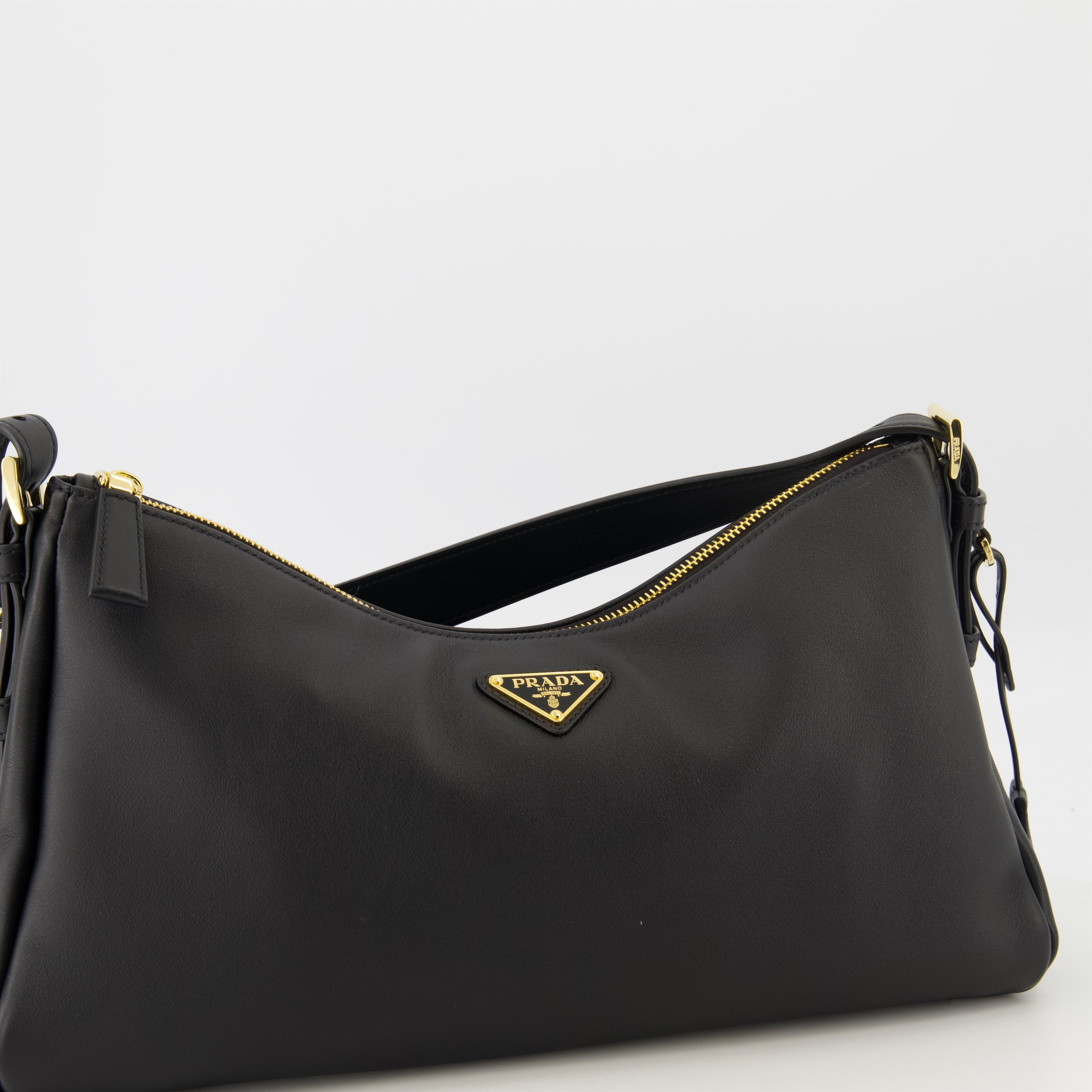 Borse a mano e a spalla Borsa in Pelle Aimée Prada Nero Femme