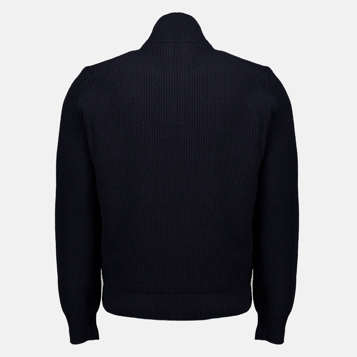 Vestes Cardigan bi-matière matelassé Moncler Bleu foncé Homme