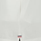 Polos Weißes Baumwoll-Piqué-Polo Moncler Blanc Homme