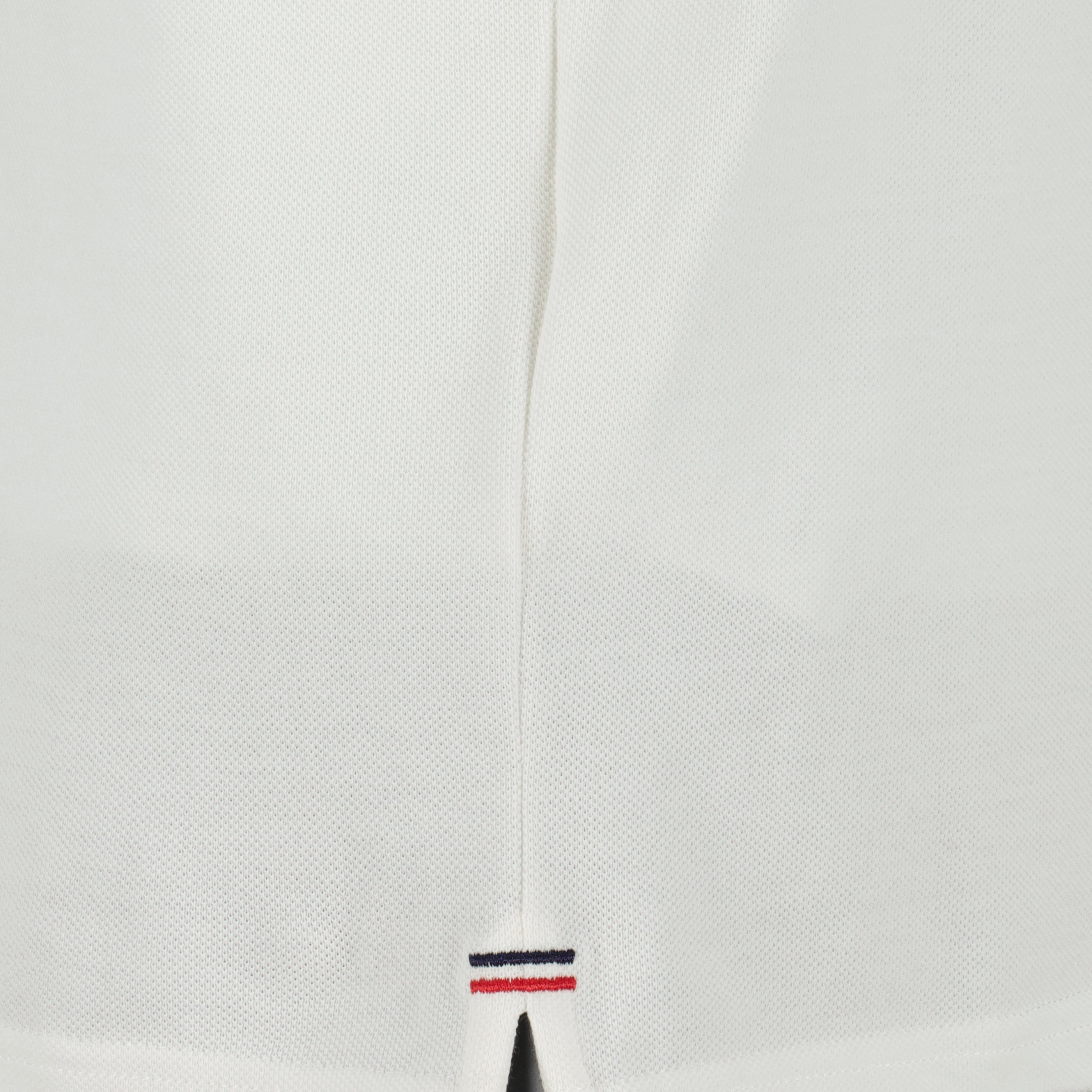 Polos ホワイトコットンピケポロ Moncler Blanc Homme