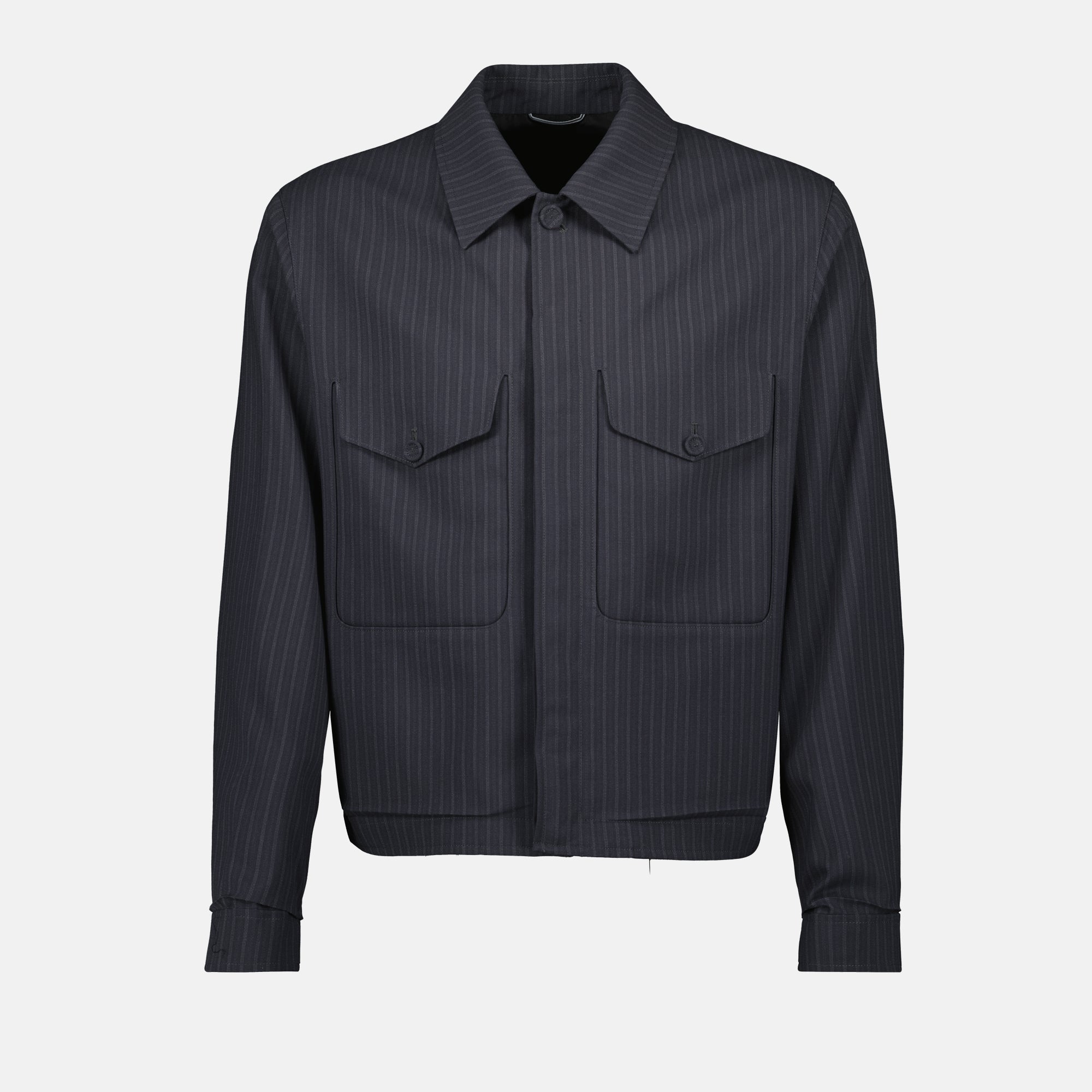 Giacche Jacket a righe Dior Grigio Homme