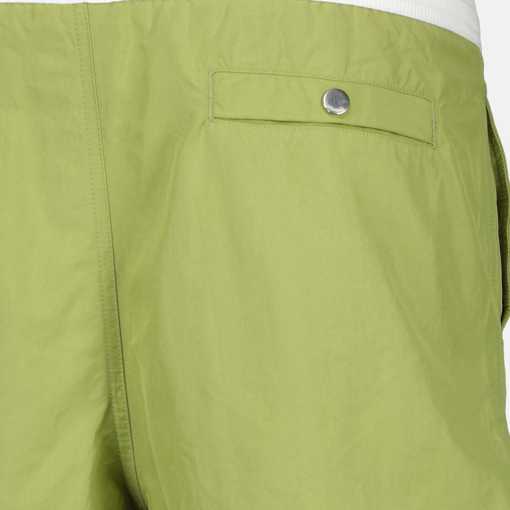 Immagine del costume da bagno verde in nylon del marchio Ami PARIS per uomo - Stagione Primavera-Estate 2026 - Vista Dettagliata 2