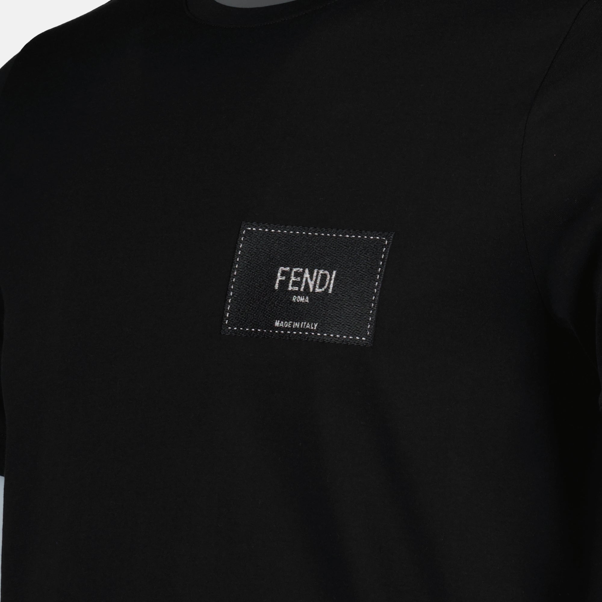 T-Shirts Fendi Roma T-Shirt Fendi Schwarz Homme
