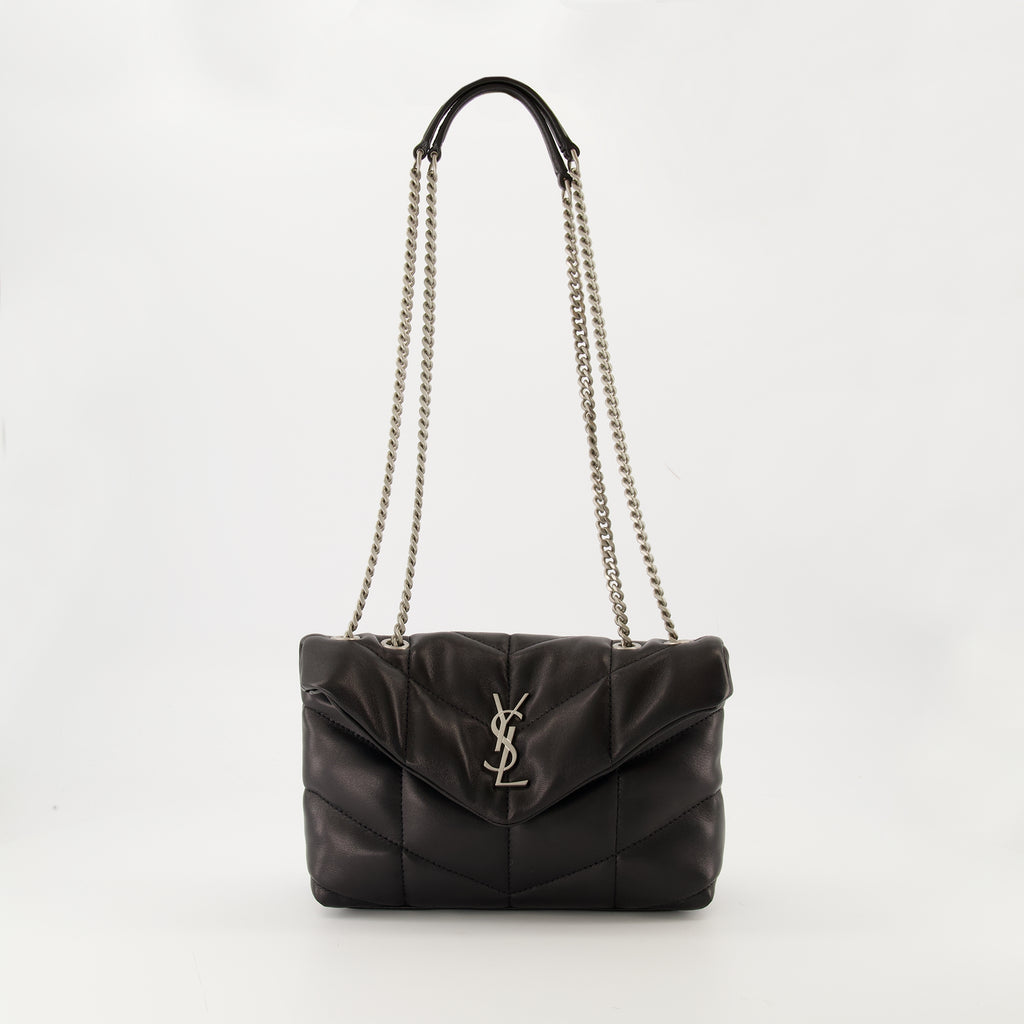 Image of the Saint Laurent Puffer Toy Bag for Women - Autumn-Winter 2025 - Front View