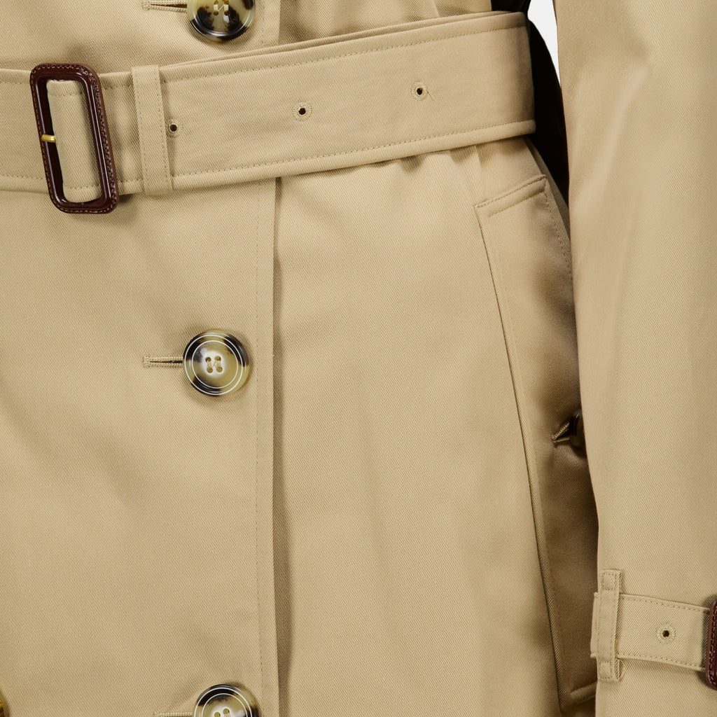 Manteaux 베이지 롱 헤리티지 트렌치 Burberry Beige Femme