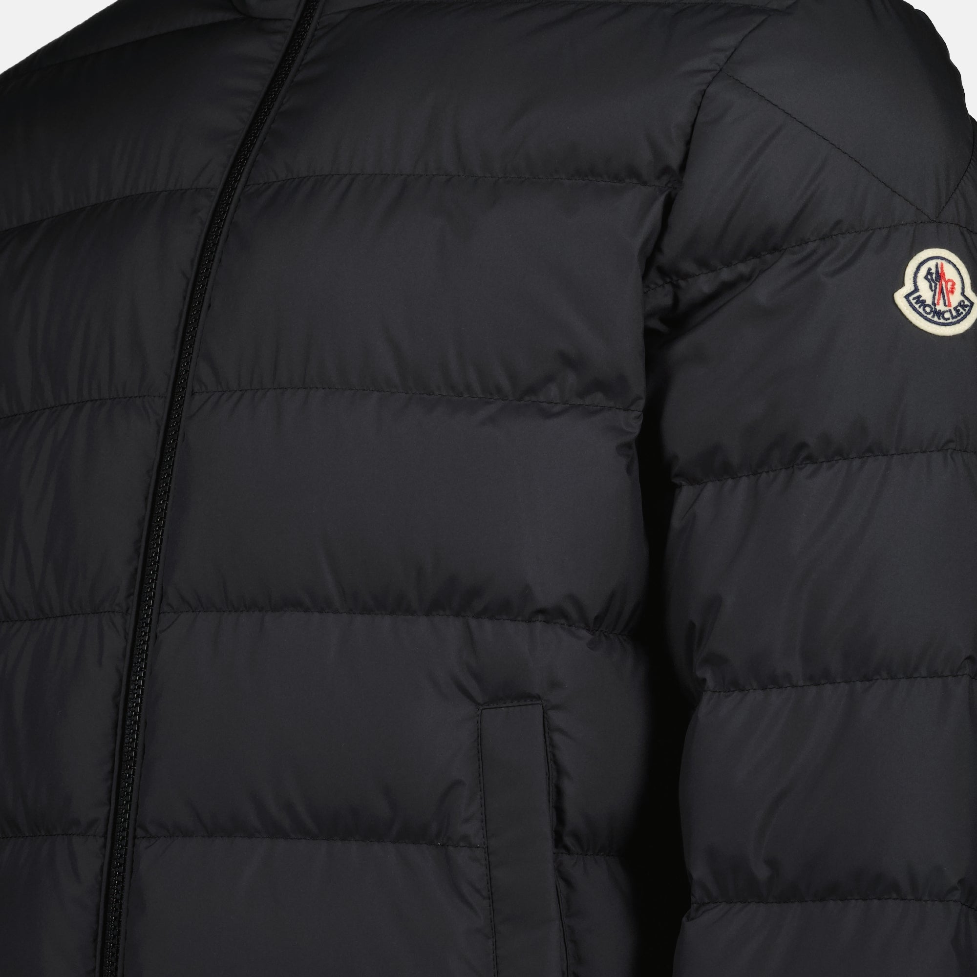 코트 보디넷 다운 재킷 Moncler 블랙 남성